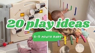 20 cheap and fun games for 69 month old baby no screen time [upl. by Odnaloy]