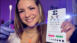 ASMR Cranial Nerve Exam  Ear Exam Eye Tests German Medical RP [upl. by Gnort]