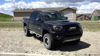 Lifted 2013 Toyota Tacoma Double Cab on 26575R16 Tires [upl. by Easter]