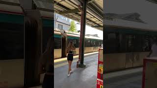 marmaray train tramvay tramway shortvideo railway metrotransit tram metro automobile [upl. by Lacey340]