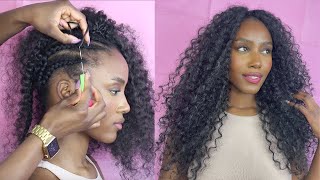 EASY CROCHET BRAIDS TUTORIAL ll HOW TO REDUCE VOLUME ft Trendy Tresses [upl. by Hanad]