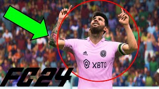 FC 24 How to do Messi Celebration in EA Sports FC 24 [upl. by Htrow904]