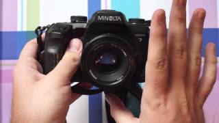 Minolta Maxxum 7 Overview and Functions [upl. by Ramak964]