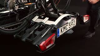 Porte 3 vélos dattelage plateforme THULE VeloCompact 926 disponible sur norautofr [upl. by Noir]