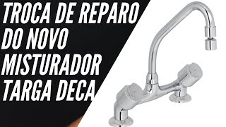 Como Trocar o Reparo do Misturador de Cozinha deca targa C40 Modelo Novo [upl. by Sylvester]