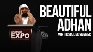 Beautiful Adhan Call to Prayer  Mufti Menk ᴴᴰ [upl. by Deelaw]