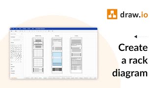 Create a rack diagram for free using drawio [upl. by Winnifred331]