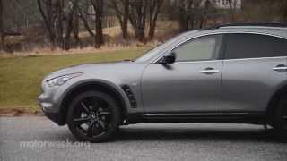 MotorWeek  Quick Spin 2015 Infiniti QX70 [upl. by Assirolc]