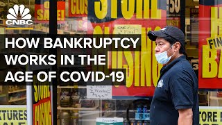 How Coronavirus Set Off A Bankruptcy Wave For The US Economy [upl. by Brendis58]