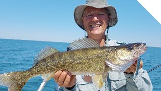 How to catch walleye while jigging [upl. by Anelrahc]