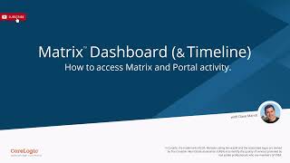 Matrix™ Dashboard amp Timeline [upl. by Naraa]