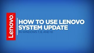 How To  Use Lenovo System Update [upl. by Nosnorb]