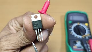 How to Test Triac BT136 BT134 using Digital Multimeter in Hindi  triac electronics [upl. by Kathleen]