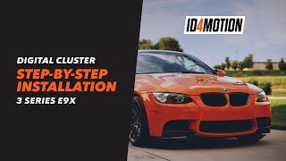 Digital Cluster stepbystep installation for BMW 3 Series E90 E91 E92 E93 [upl. by Teleya]