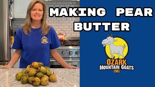 Canning Pear Butter  Homemade pear butter [upl. by Drallim38]