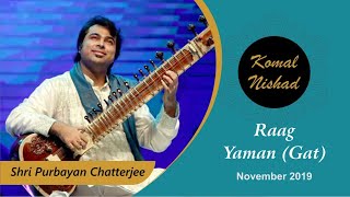 Raag Yaman  Shri Purbayan Chatterjee  Hindustani Classical Sitar  Part 24 [upl. by Nailluj]