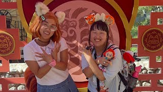 Disneyland Disney California Adventure July 31st 2024 pt 2 Meeting Meilin Lee from “Turning Red” [upl. by Namyaw]