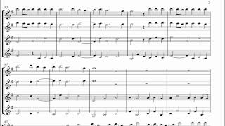 Händel Hornpipe freesheet music [upl. by Loeb]