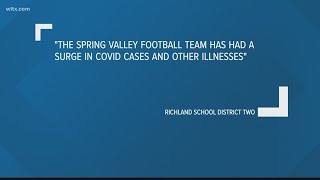 Richland 2 cancels varsity football game due to COVID flu cases [upl. by Giorgio]