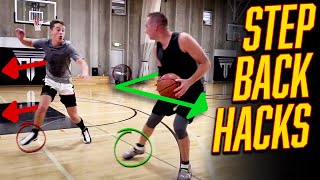 4 UNSTOPPABLE Step Back Moves for INSANE Separation  Basketball Shooting Tips [upl. by Tatum]