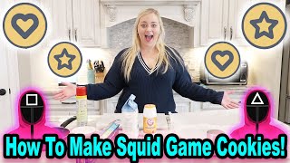 How To Make Squid Game Cookies Dalgona Candy [upl. by Conah]