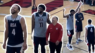 UNSEEN FOOTAGE Steph Curry Joel Embiid Tyronn Lue Joke Around At Team USA Practice [upl. by Pimbley103]