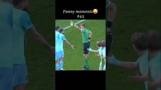 Referee funny moments 😂😂45 football soccer shortsviral [upl. by Farika]