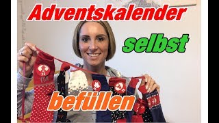 Adventskalender selbst befüllen [upl. by Ialda977]