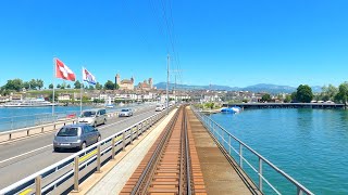 ★ 4K 🇨🇭Cab ride Pfäffikon SZ  Wetzikon  Zürch HB  Affoltern am Albis  Zug Switzerland 062021 [upl. by Rosmarin]