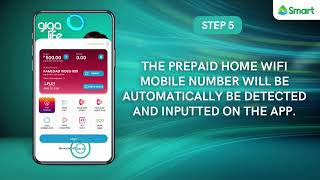 How to Enroll the Prepaid Home Wifi on the GigaLife App [upl. by Sessylu]