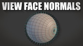 Blender 28 How to view face normals [upl. by Bonar495]