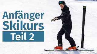 Anfänger Skikurs 2 Bewegung in der Ebene  Skifahren lernen [upl. by Zamora155]