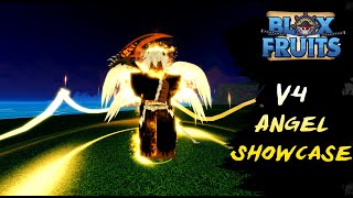 ANGEL V4 SHOWCASE  Blox Fruits [upl. by Silletram]