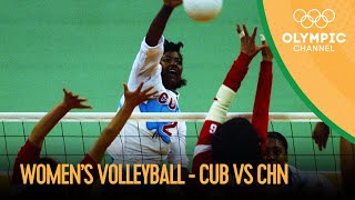 Cuba vs China  Womens Volleyball Final  Atlanta 1996 Replays [upl. by Dnalkrik]