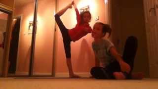 2 Person Yoga Challenge ftKatie [upl. by Orford]