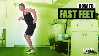 How To Do FAST FEET  Exercise Demonstration Video and Guide [upl. by Calvano]