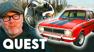 Upgrading Ford Cortina GT With A Custom Harris Performance Engine  Salvage Hunters Classic Cars [upl. by Kano]