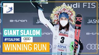 Petra Vlhova  1st place  Jasna  Womens Giant Slalom  FIS Alpine [upl. by Ttemme]