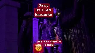 My first time singing karaoke was fun How’d I do music ozzy song karaoke funnyozzyosbourne [upl. by Adon]