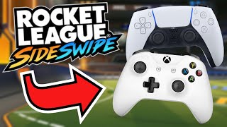 How to Connect Controller Rocket League Sideswipe  IOS or ANDROID [upl. by Ellinej]