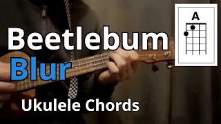 Beetlebum  Blur Ukulele Chords [upl. by Garlaand]