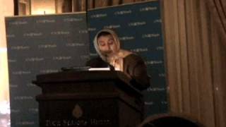 Massouda Jalals speech at UN Gala Dinner  Part II [upl. by Campagna524]