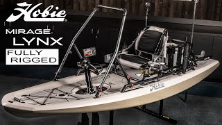 The Ultimate FULLY RIGGED Kayak for Bass Fishing  Hobie Mirage Lynx pedal kayak [upl. by Wolsniw338]