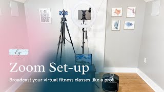 Zoom Setup for Virtual Fitness Classes [upl. by Zohar]