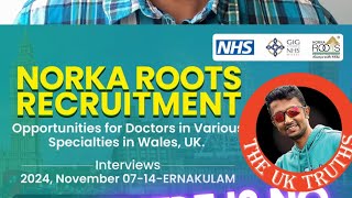 Norka Roots UK Wales Doctors RecruitmentInterview in Cochin🔥👏Apply soon🔥nhsrecruitment [upl. by Ahtibbat463]