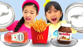 MYSTERY SAUCE CHALLENGE  KAYCEE amp RACHEL in WONDERLAND FAMILY [upl. by Rednasxela4]