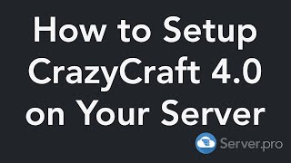 How to Install CrazyCraft 4 on Your Server  Minecraft Java [upl. by Cini253]