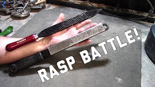 Rasp Battle Shinto Rasp vs Microplane Rasp [upl. by Dearr]