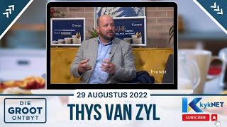 Thys van Zyl  Oor beleggings wat na jou toekoms omsien  29 Augustus 2022 [upl. by Violante]