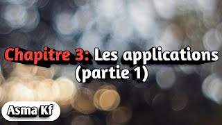 Algébre 1Les applications part 1 [upl. by Sivart18]